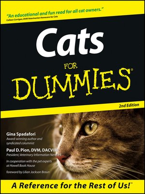 cover image of Cats for Dummies